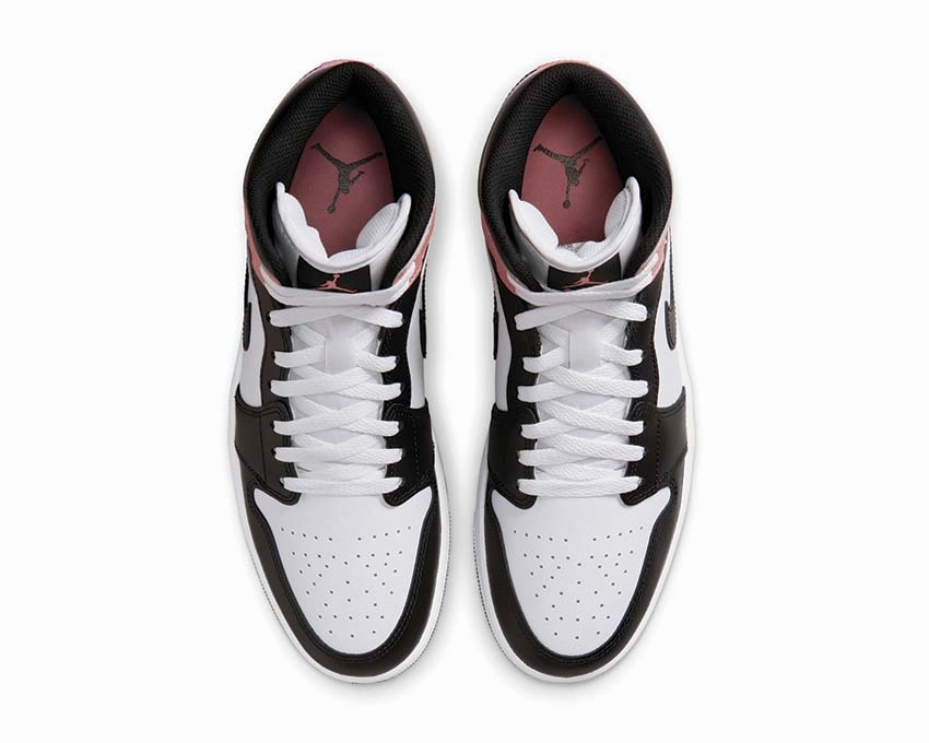 Air Jordan 1 Mid Vintage leather court sneakers