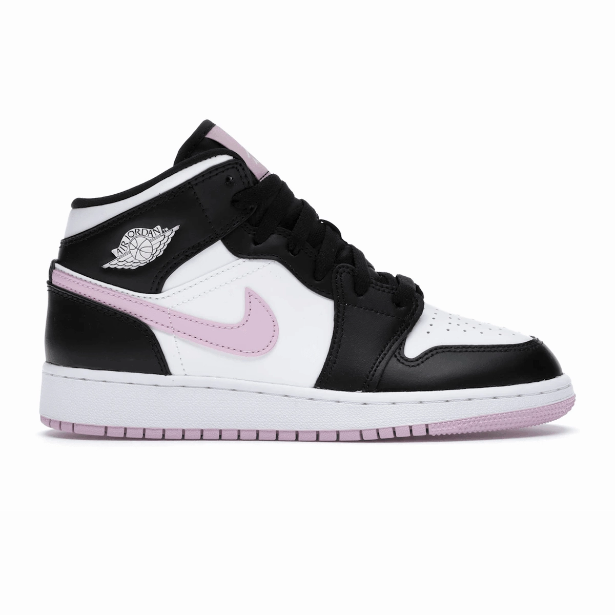 Air Jordan 1 Mid White Black Light Arctic Pink Air Jordan 1 Mid sneakers with bold retro vibes