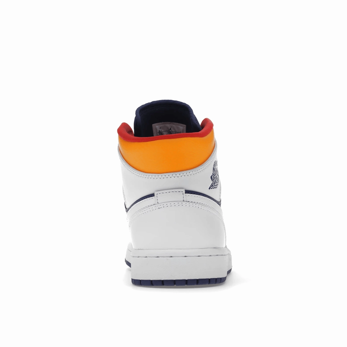 Air Jordan 1 Mid White Laser Orange Deep Royal Blue Air Jordan 1 Mid retro sneakers