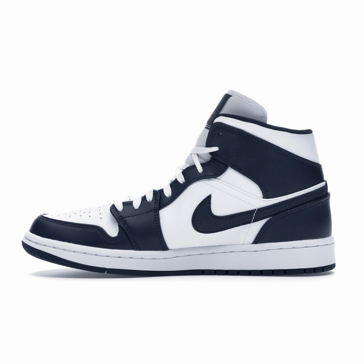 Air Jordan 1 Mid White Metallic Gold Obsidian Air Jordan 1 Mid retro sneakers