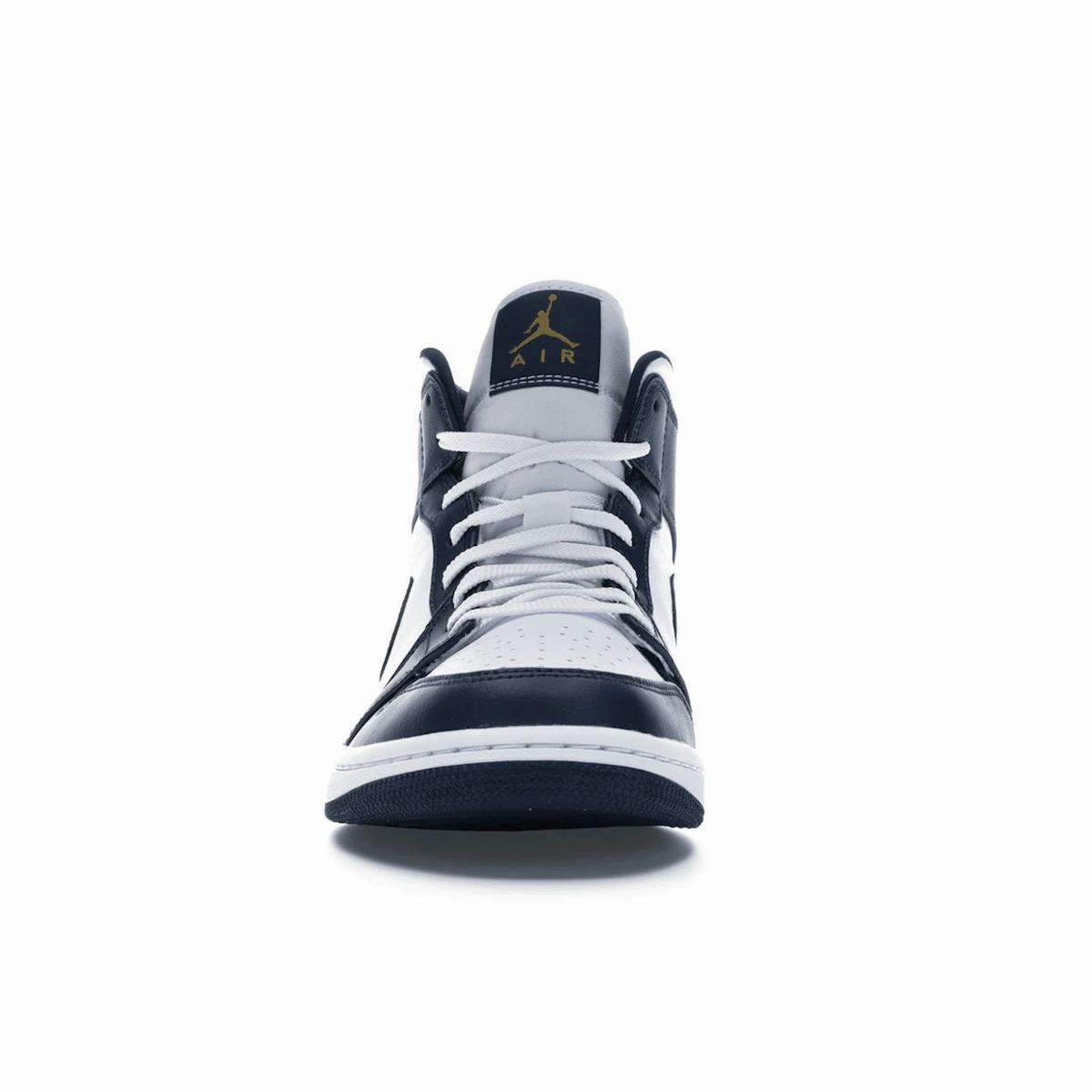Air Jordan 1 Mid White Metallic Gold Obsidian Air Jordan 1 Mid retro sneakers