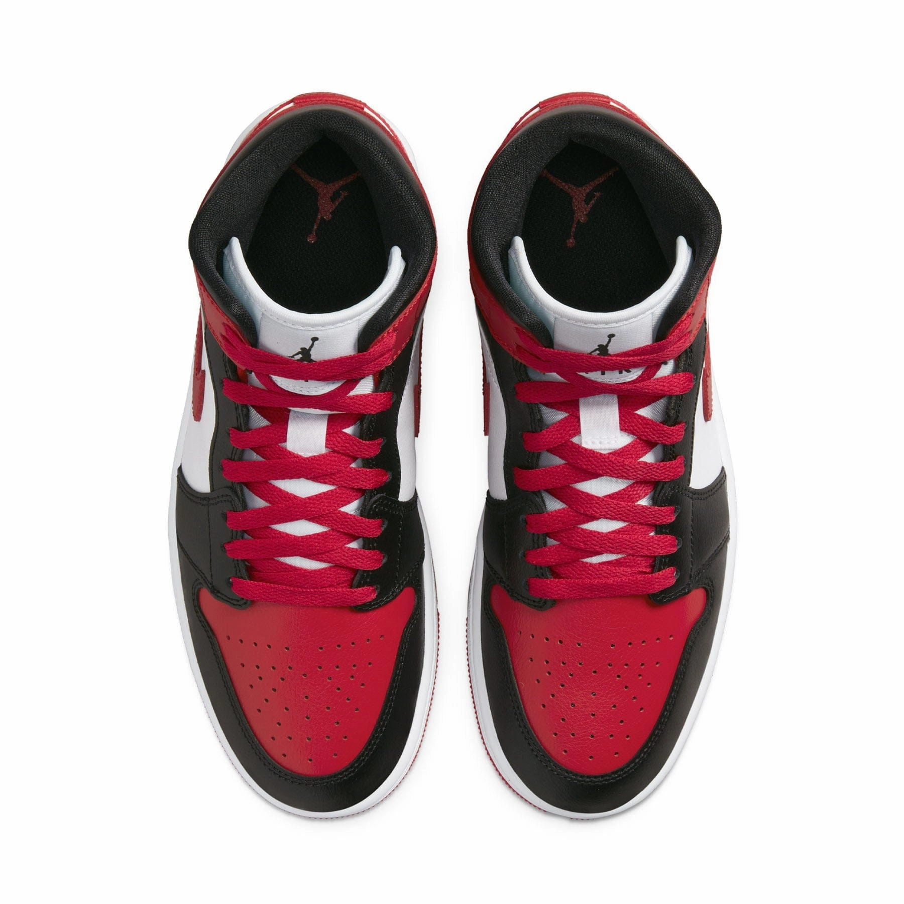 Air Jordan 1 Mid Wmns 'Alternate Bred Toe' Air Jordan 1 vintage style sneakers