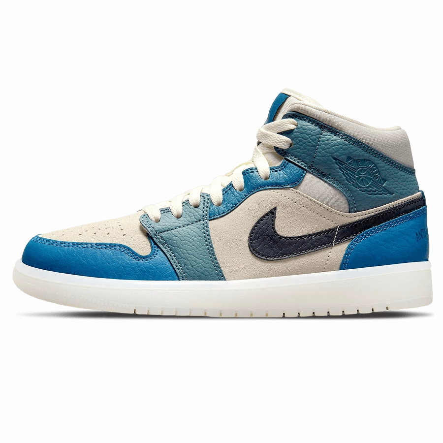 Air Jordan 1 Mid Wmns 'Anti Gravity Machines' Air Jordan 1 Mid versatile shoes for daily wear