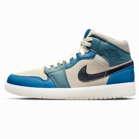Air Jordan 1 Mid Wmns 'Anti Gravity Machines' Air Jordan 1 Mid versatile shoes for daily wear