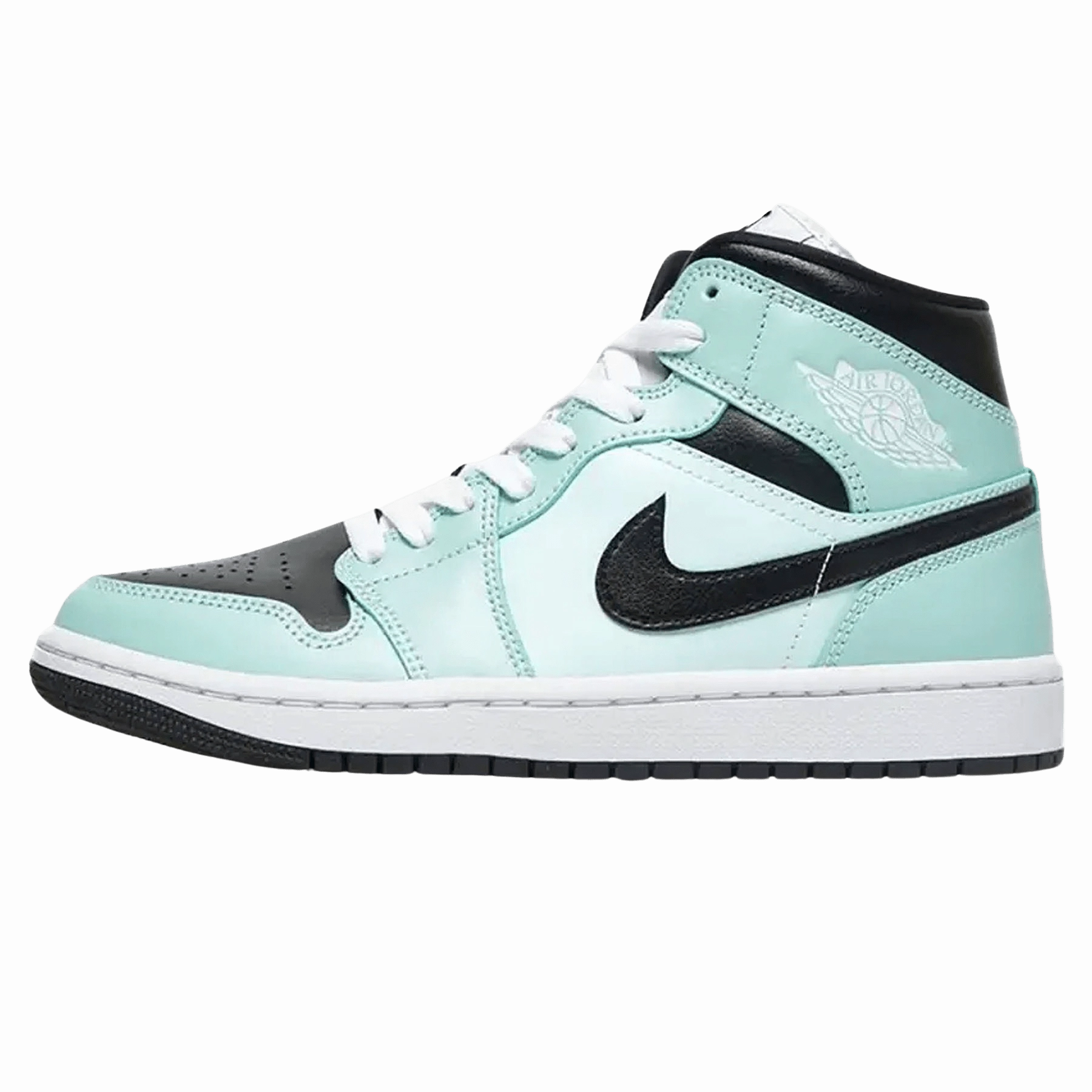Air Jordan 1 Mid Wmns 'Aqua Blue Tint' Air Jordan 1 timeless sneakers for Jordan fans