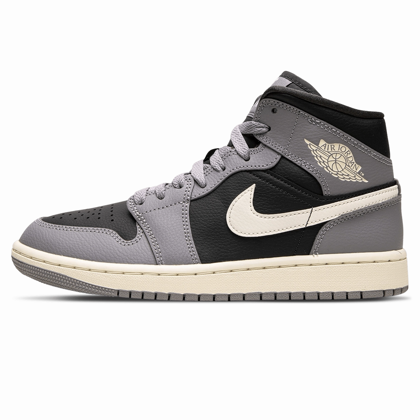Air Jordan 1 Mid Wmns 'Cement Grey' Air Jordan 1 timeless sneakers for Jordan fans