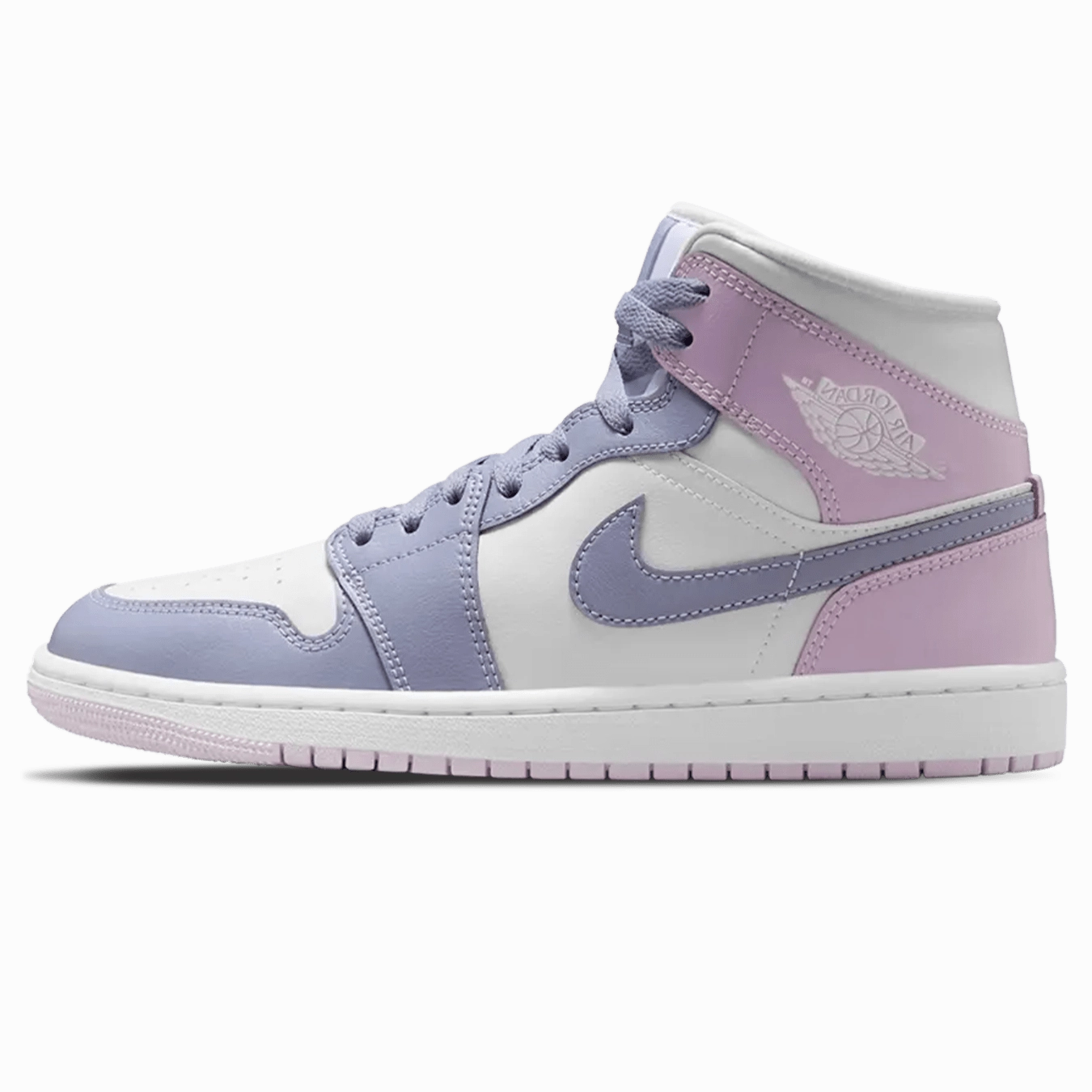 Air Jordan 1 Mid Wmns 'Indigo Haze Doll' Air Jordan 1 sneakers with heritage court style