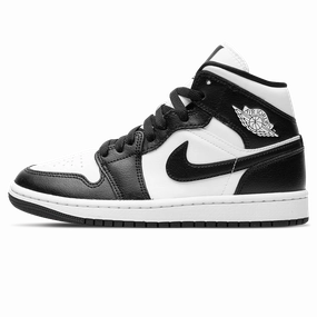 Air Jordan 1 Mid Wmns 'Panda' Air Jordan 1 sneakers with heritage court style