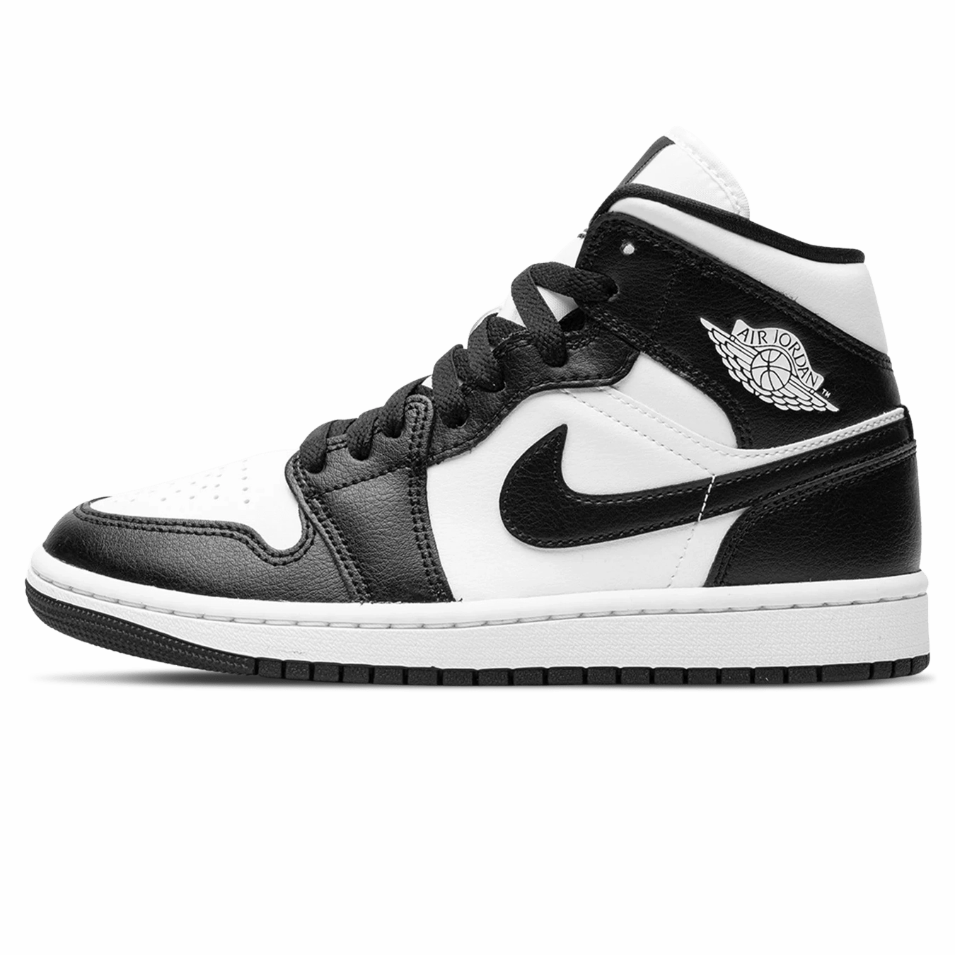 Air Jordan 1 Mid Wmns 'Panda' Air Jordan 1 sneakers with heritage court style