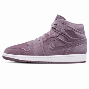 Air Jordan 1 Mid Wmns 'Purple Velvet' Air Jordan 1 sneakers with heritage court style