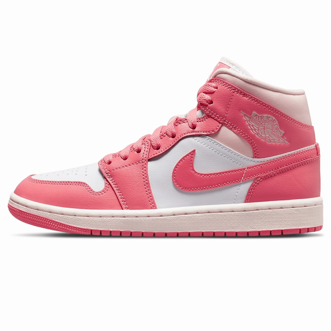 Air Jordan 1 Mid Wmns 'Strawberries and Cream' Air Jordan 1 timeless sneakers for Jordan fans