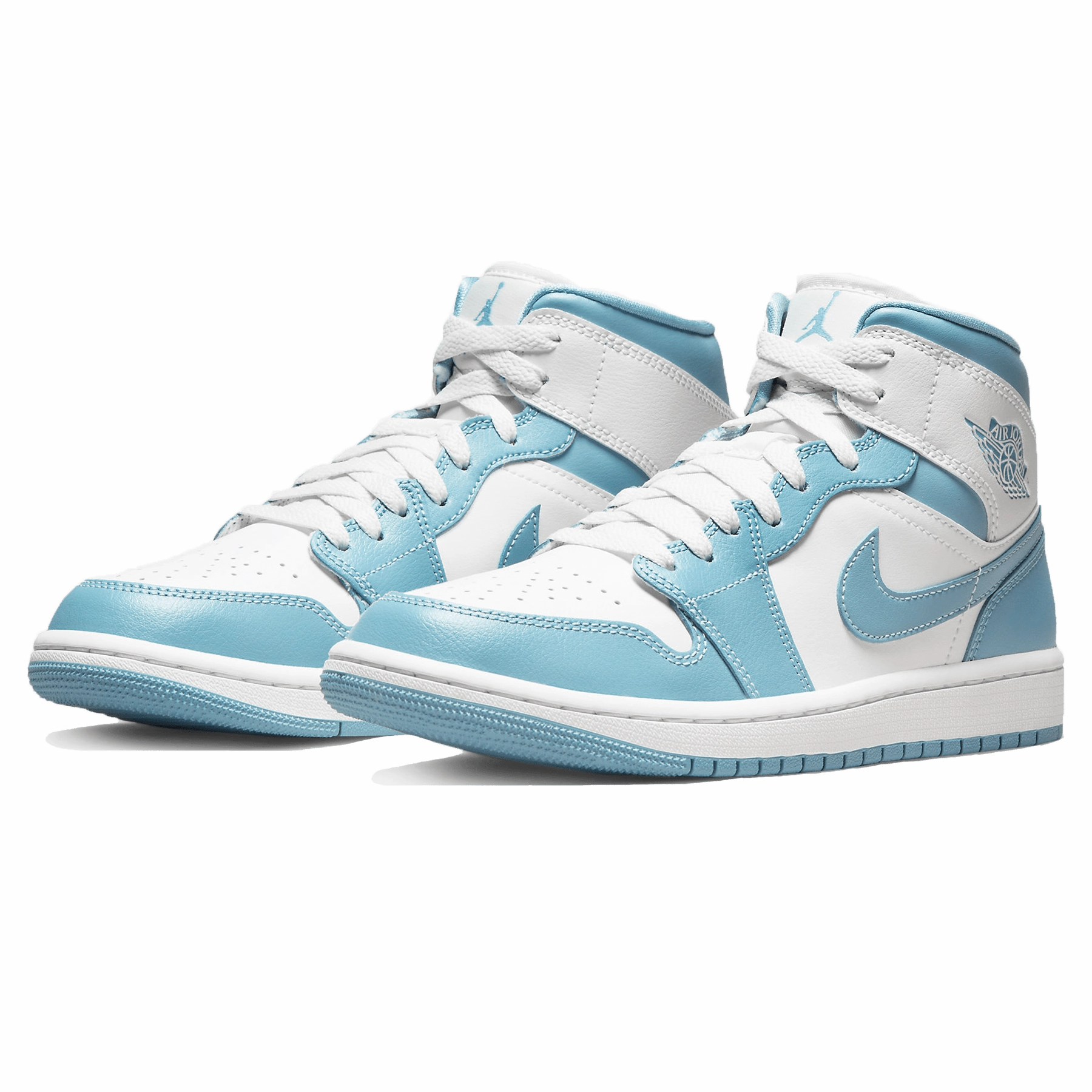 Air Jordan 1 Mid Wmns 'University Blue' Air Jordan 1 vintage style sneakers