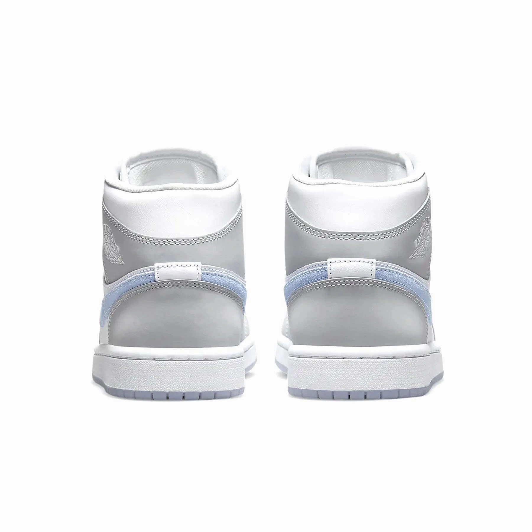 Air Jordan 1 Mid Wmns 'White Wolf Grey' Air Jordan 1 vintage style sneakers