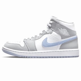 Air Jordan 1 Mid Wmns 'White Wolf Grey' Air Jordan 1 timeless sneakers for Jordan fans