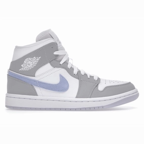 Air Jordan 1 Mid Wolf Gray Aluminum Air Jordan 1 Mid sneakers with bold retro vibes