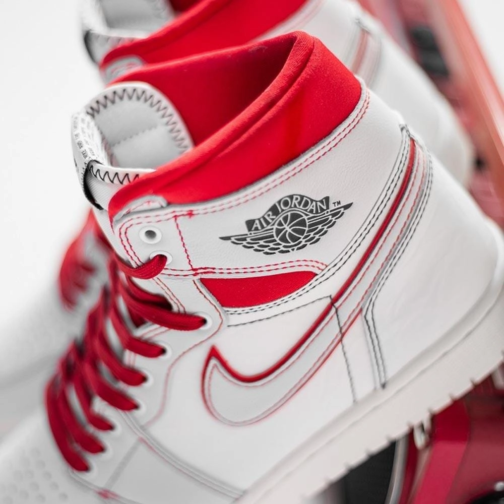Air Jordan 1 Phantom White Air Jordan 1 vintage style sneakers
