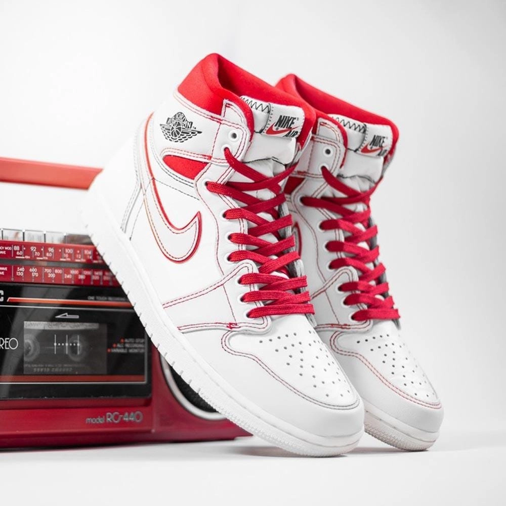 Air Jordan 1 Phantom White Air Jordan 1 vintage style sneakers
