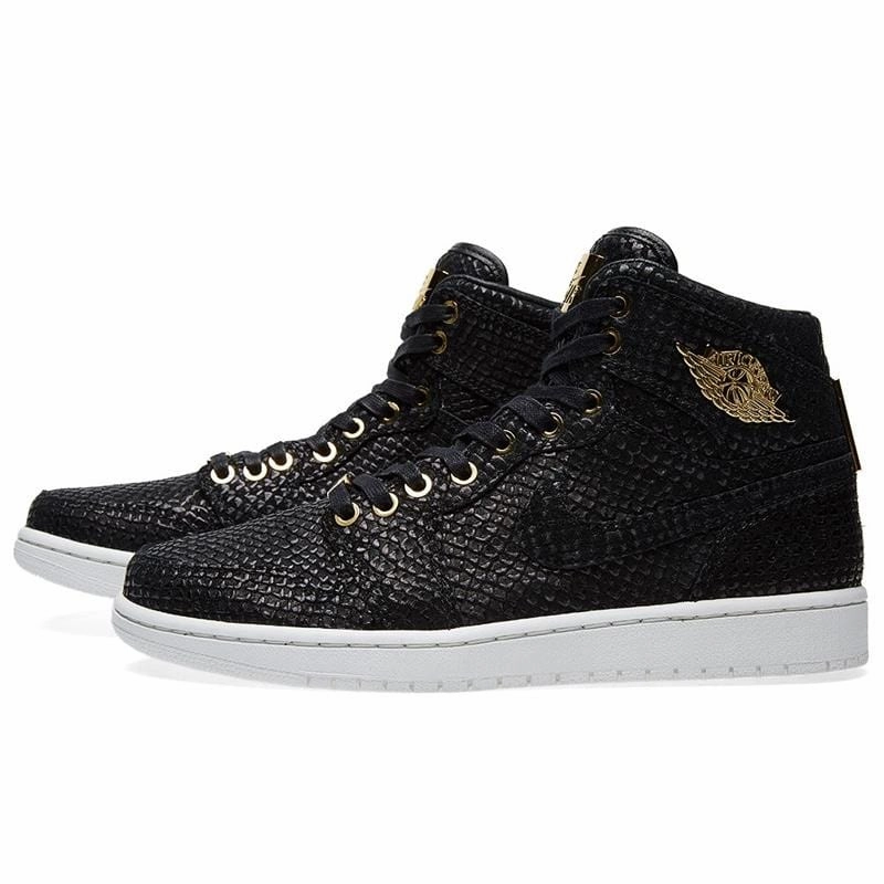 Air Jordan 1 Pinnacle 'Black & Metallic Gold' Air Jordan 1 timeless sneakers for Jordan fans