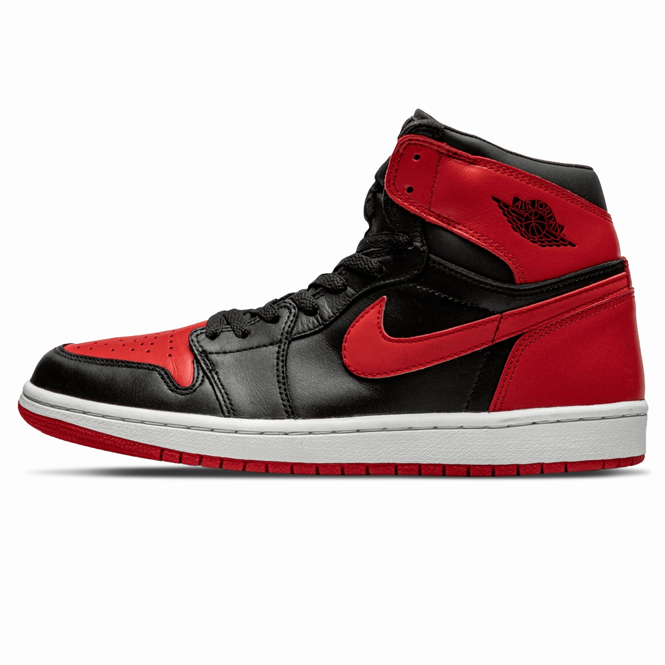 Air Jordan 1 Retro 'Bred' 2001 Air Jordan 1 sneakers with heritage court style