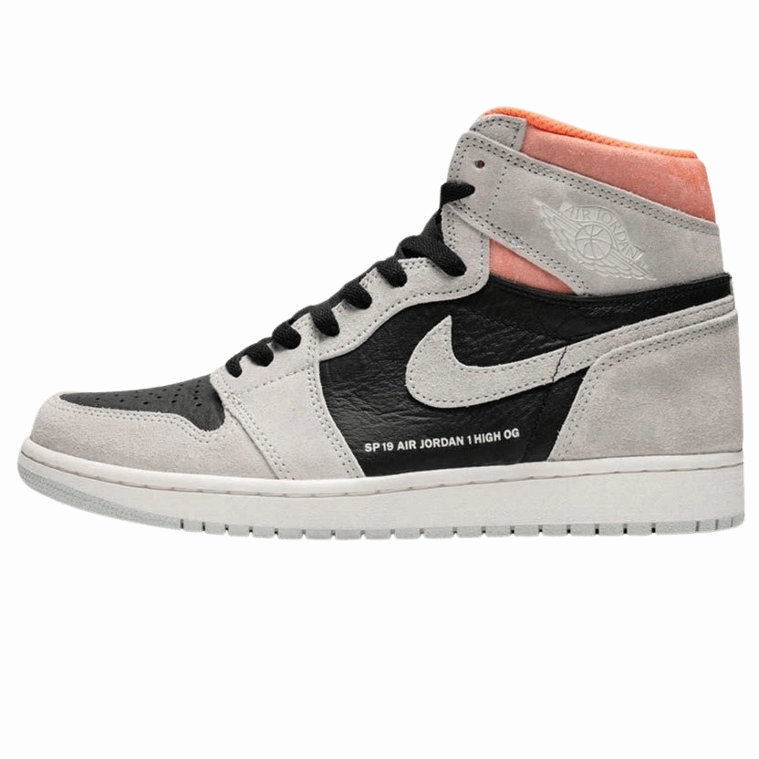 Air Jordan 1 Retro Grey Crimson Air Jordan 1 timeless sneakers for Jordan fans