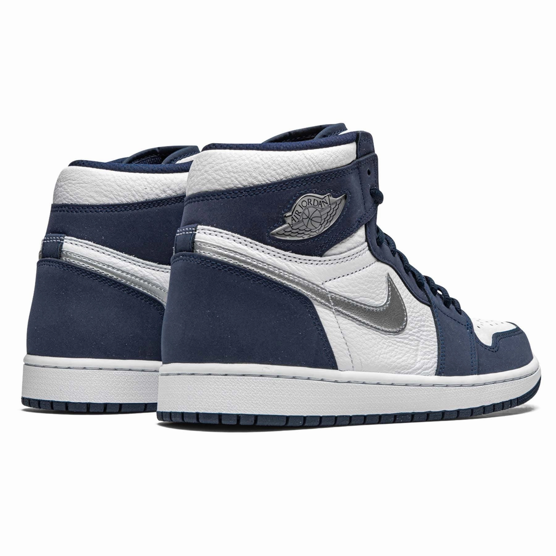 Air Jordan 1 Retro High co.JP 'Midnight Navy' 2020 Air Jordan 1 vintage style sneakers