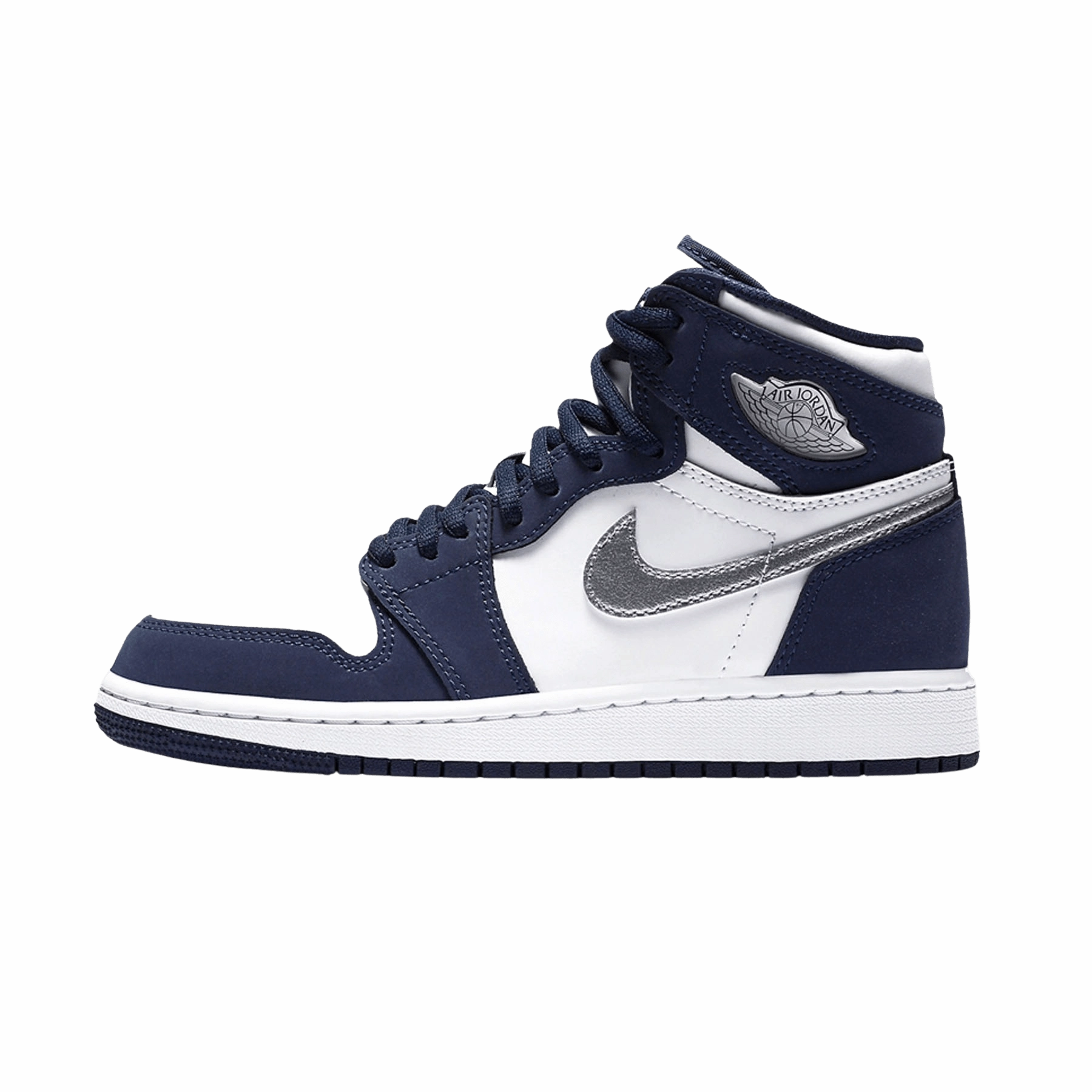 Air Jordan 1 Retro High co.JP GS 'Midnight Navy' 2020 Air Jordan 1 timeless sneakers for Jordan fans