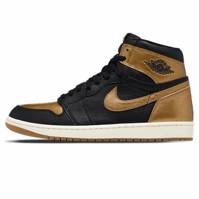 Air Jordan 1 Retro High OG 'Black Gold' Air Jordan 1 High classic sneakers with premium finish