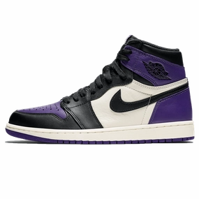 Air Jordan 1 Retro High OG 'Court Purple' Air Jordan 1 sneakers with heritage court style