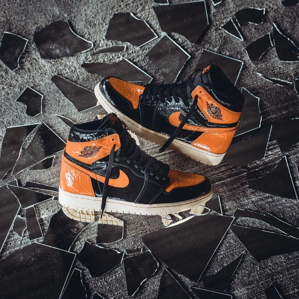 Air Jordan 1 Retro High OG ??Shattered Backboard 3.0?? Air Jordan 1 vintage style sneakers
