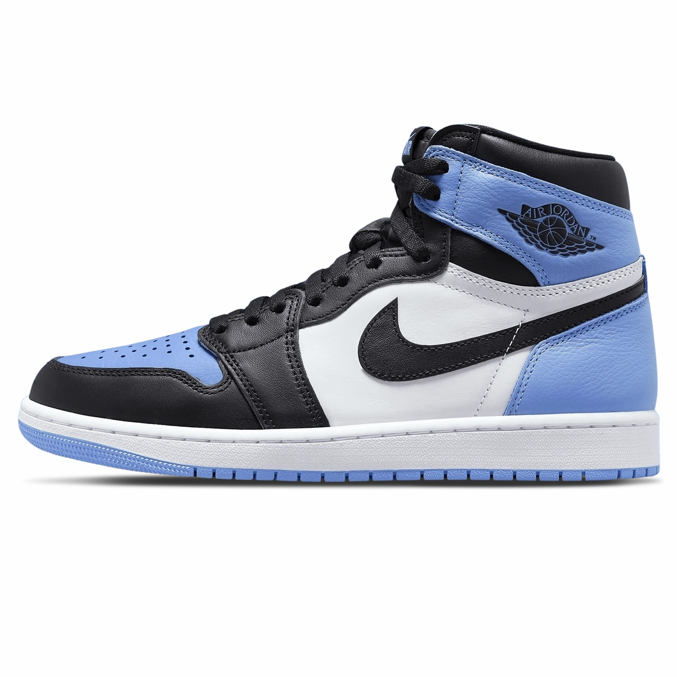 Air Jordan 1 Retro High OG 'UNC Toe' Air Jordan 1 High classic sneakers with premium finish