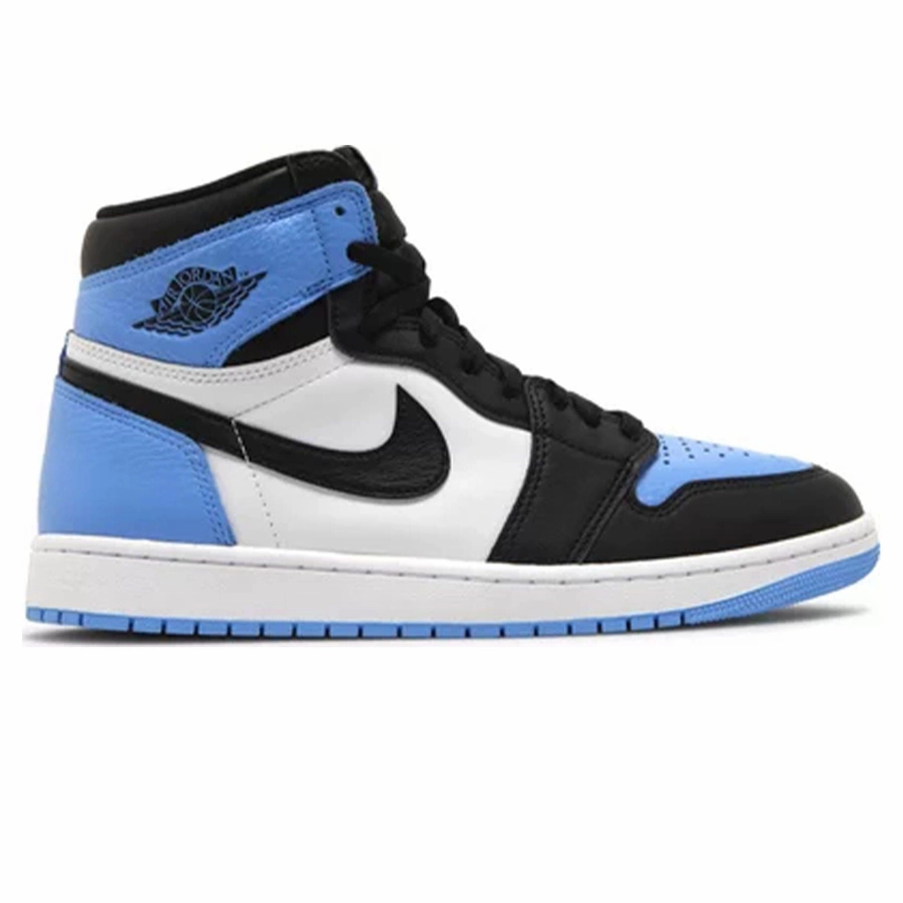 Air Jordan 1 Retro High OG 'UNC Toe' Air Jordan 1 vintage style sneakers