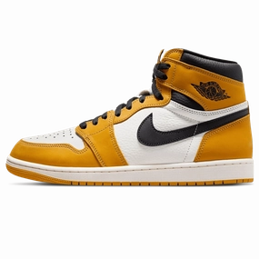 Air Jordan 1 Retro High OG 'Yellow Ochre' Air Jordan 1 High classic sneakers with premium finish