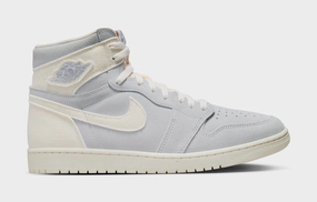 Air Jordan 1 Retro High OG Craft Ivory Mens Lifestyle Shoes (Sea Glass/Pale Ivory) Air Jordan 1 classic shoes for streetwear looks