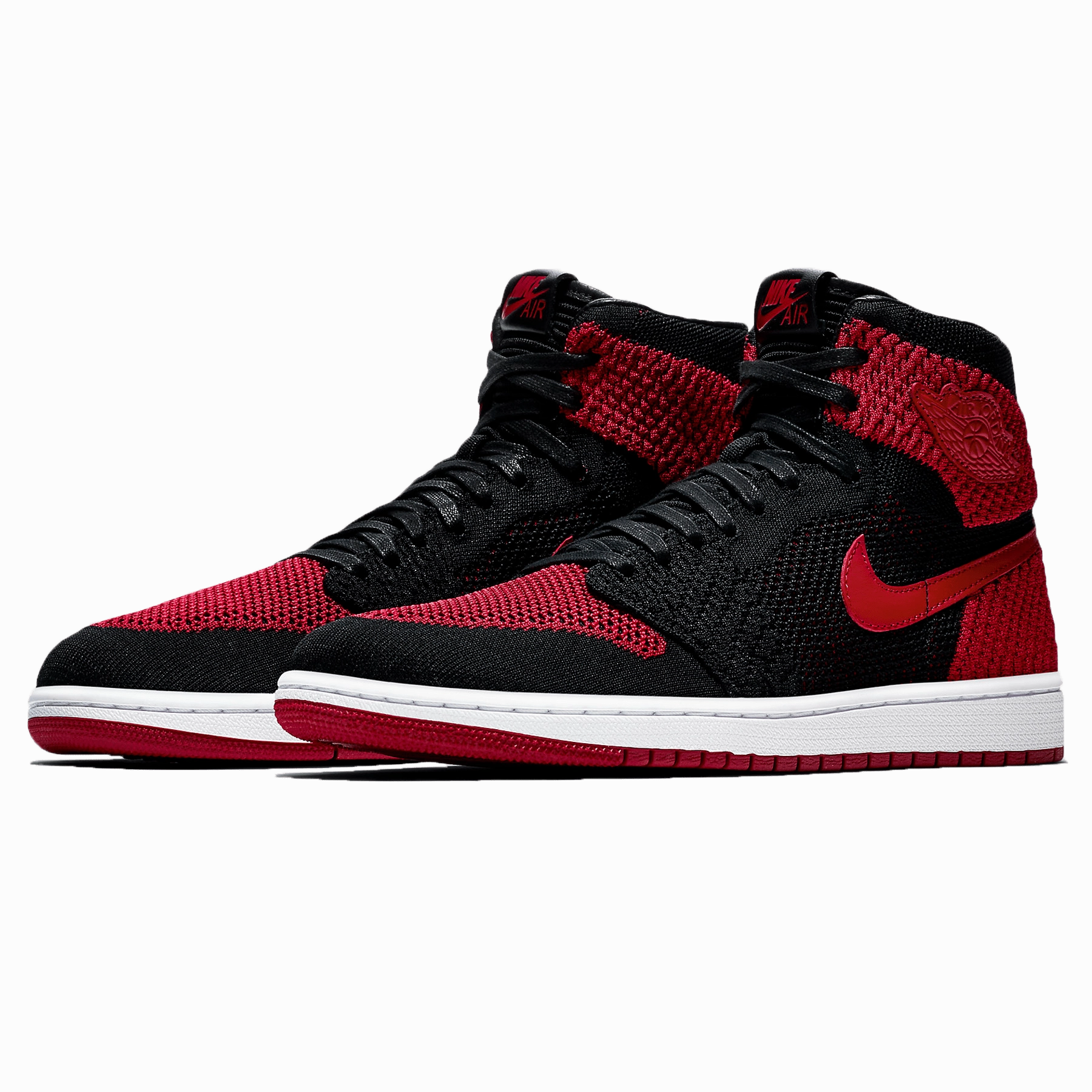 Air Jordan 1 Retro High OG Flyknit 'Bred' Air Jordan 1 classic sneakers