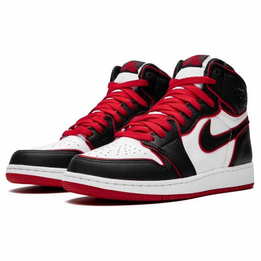 Air Jordan 1 Retro High OG GS 'Bloodline' Air Jordan 1 vintage style sneakers