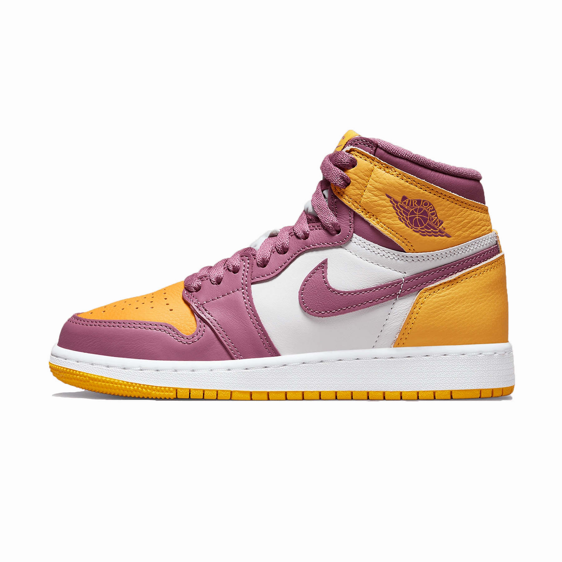 Air Jordan 1 Retro High OG GS 'Brotherhood' Air Jordan 1 sneakers with heritage court style