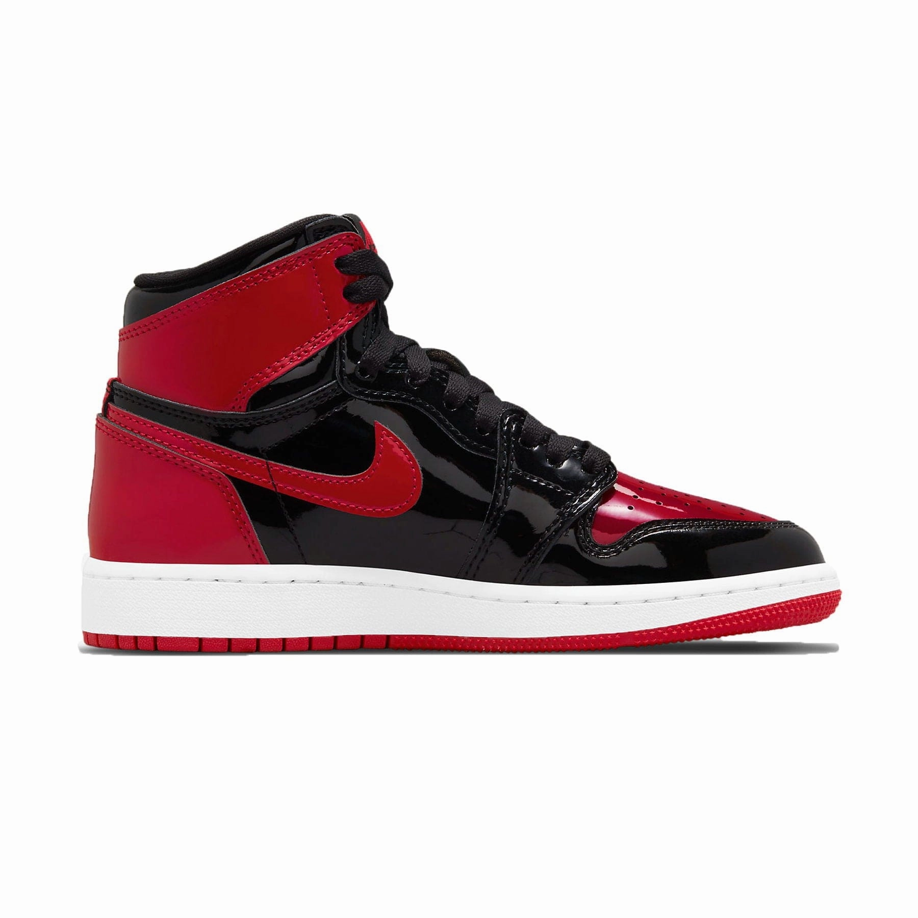 Air Jordan 1 Retro High OG GS 'Patent Bred' Air Jordan 1 vintage style sneakers