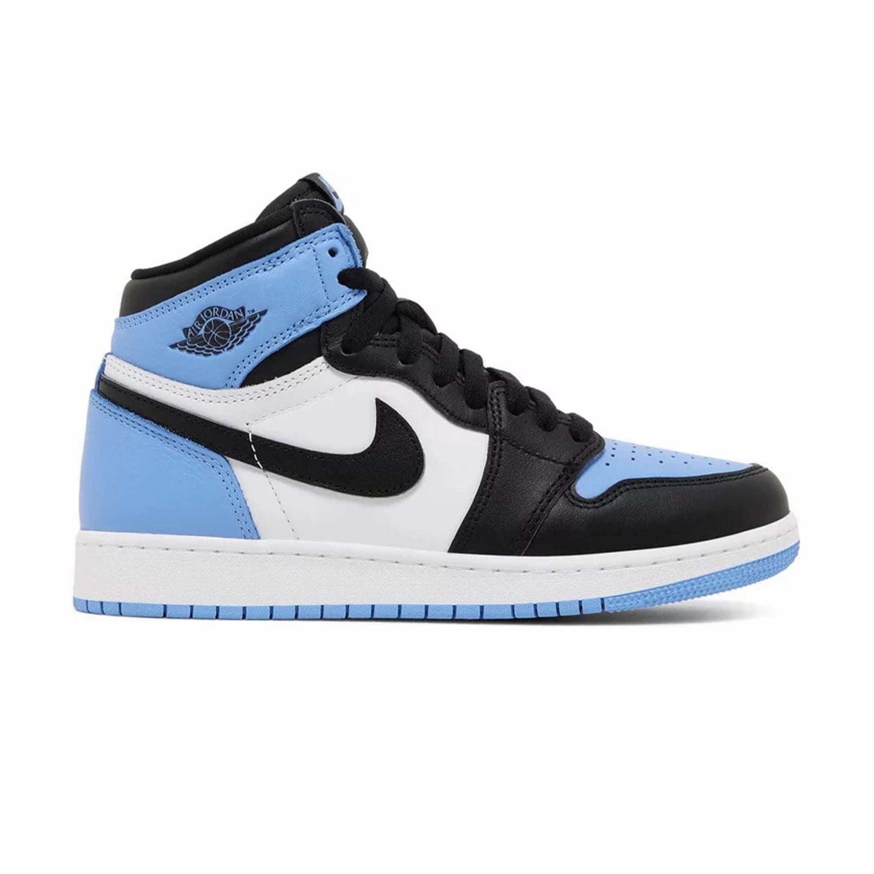 Air Jordan 1 Retro High OG GS 'UNC Toe' Air Jordan 1 vintage style sneakers
