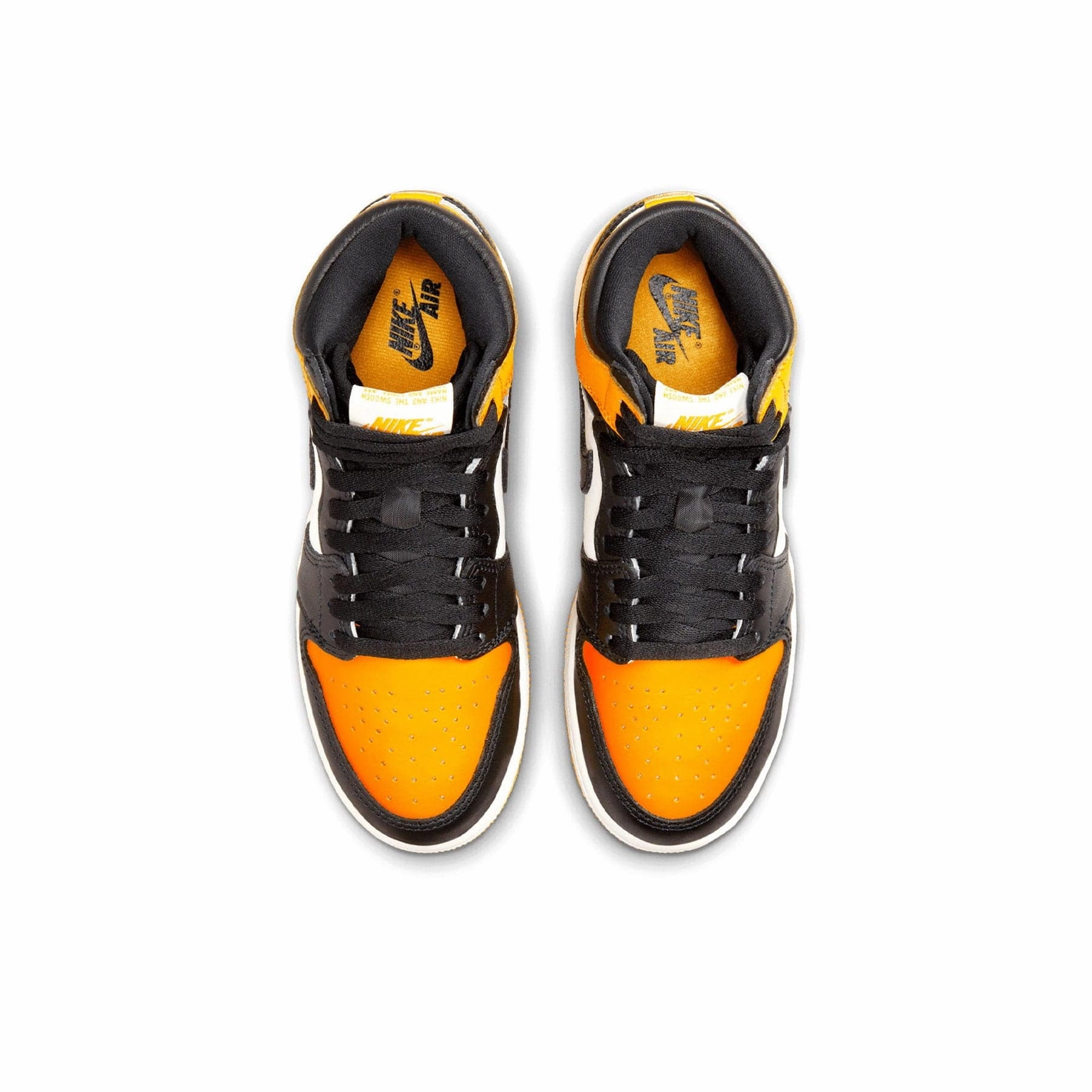 Air Jordan 1 Retro High OG GS 'Yellow Toe' Air Jordan 1 vintage style sneakers