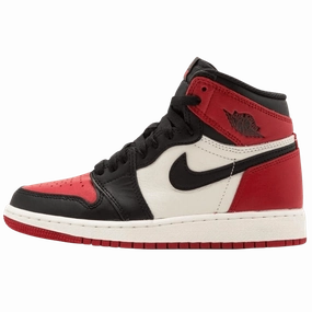Air Jordan 1 Retro High OG GS "Bred Toe" Air Jordan 1 sneakers with heritage court style