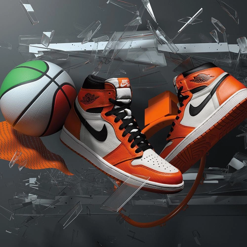 Air Jordan 1 Retro High OG (GS) Reverse Shattered Backboard Air Jordan 1 vintage style sneakers