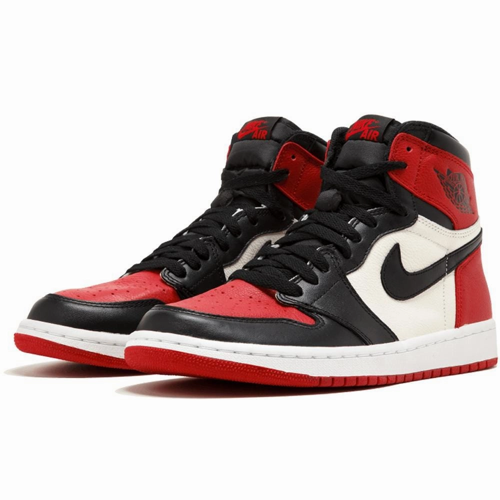 Air Jordan 1 Retro High OG "Bred Toe" Air Jordan 1 vintage style sneakers