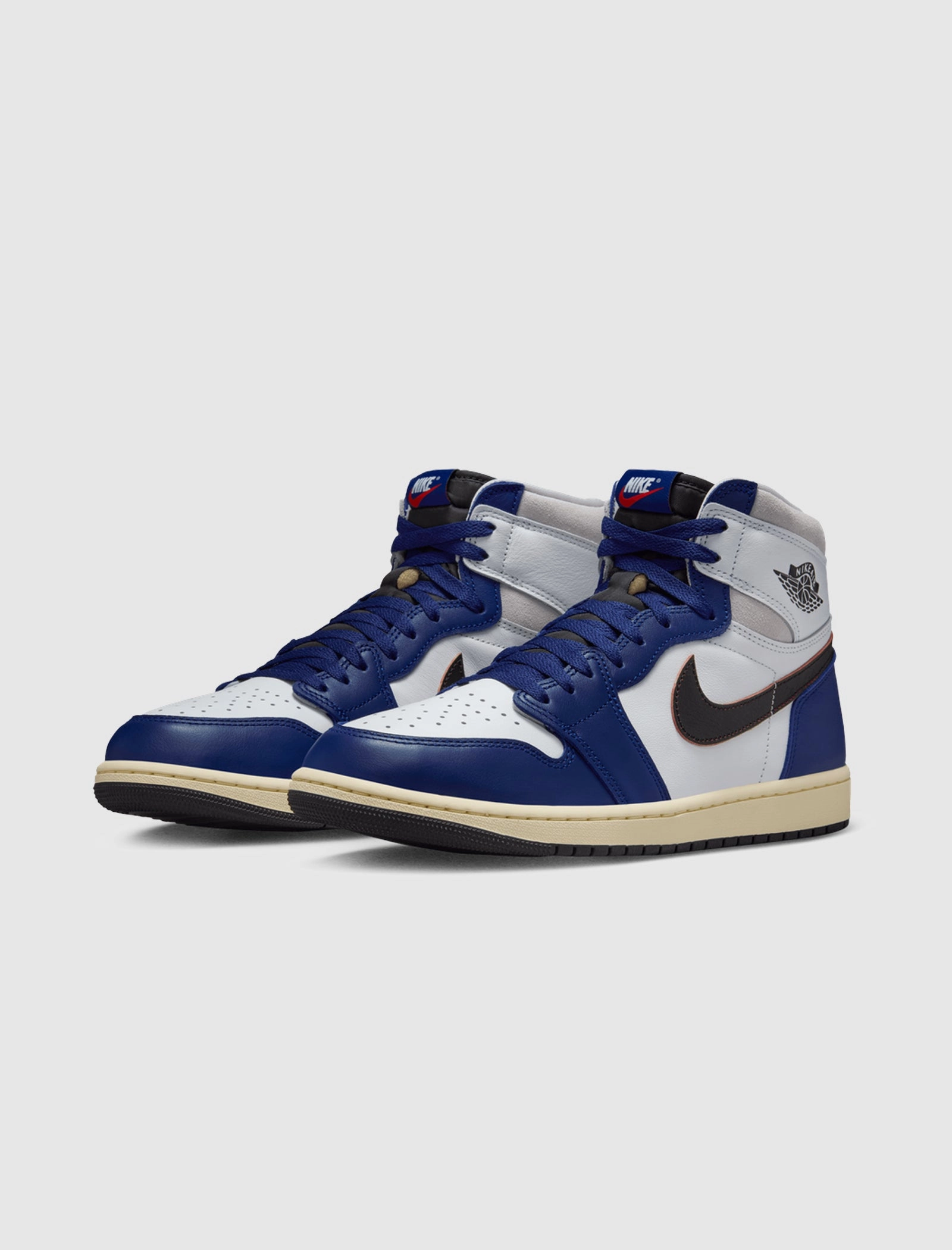 AIR JORDAN 1 RETRO HIGH OG "DEEP ROYAL BLUE" Retro basketball lifestyle shoes