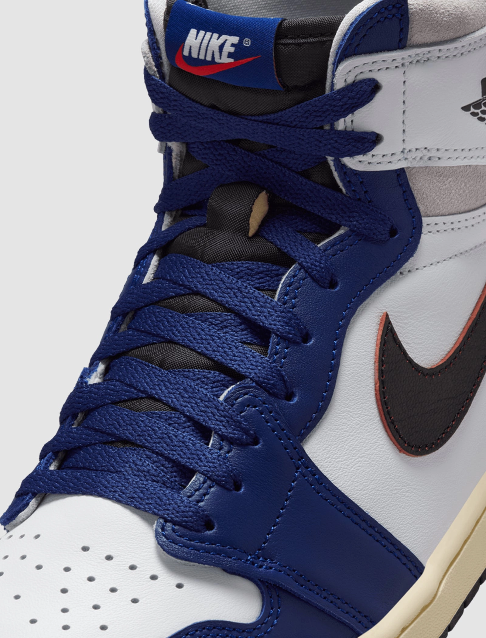 AIR JORDAN 1 RETRO HIGH OG "DEEP ROYAL BLUE" Retro basketball lifestyle shoes