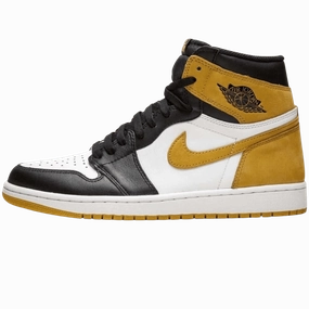 Air Jordan 1 Retro High OG "Yellow Ochre" Air Jordan 1 High classic sneakers with premium finish