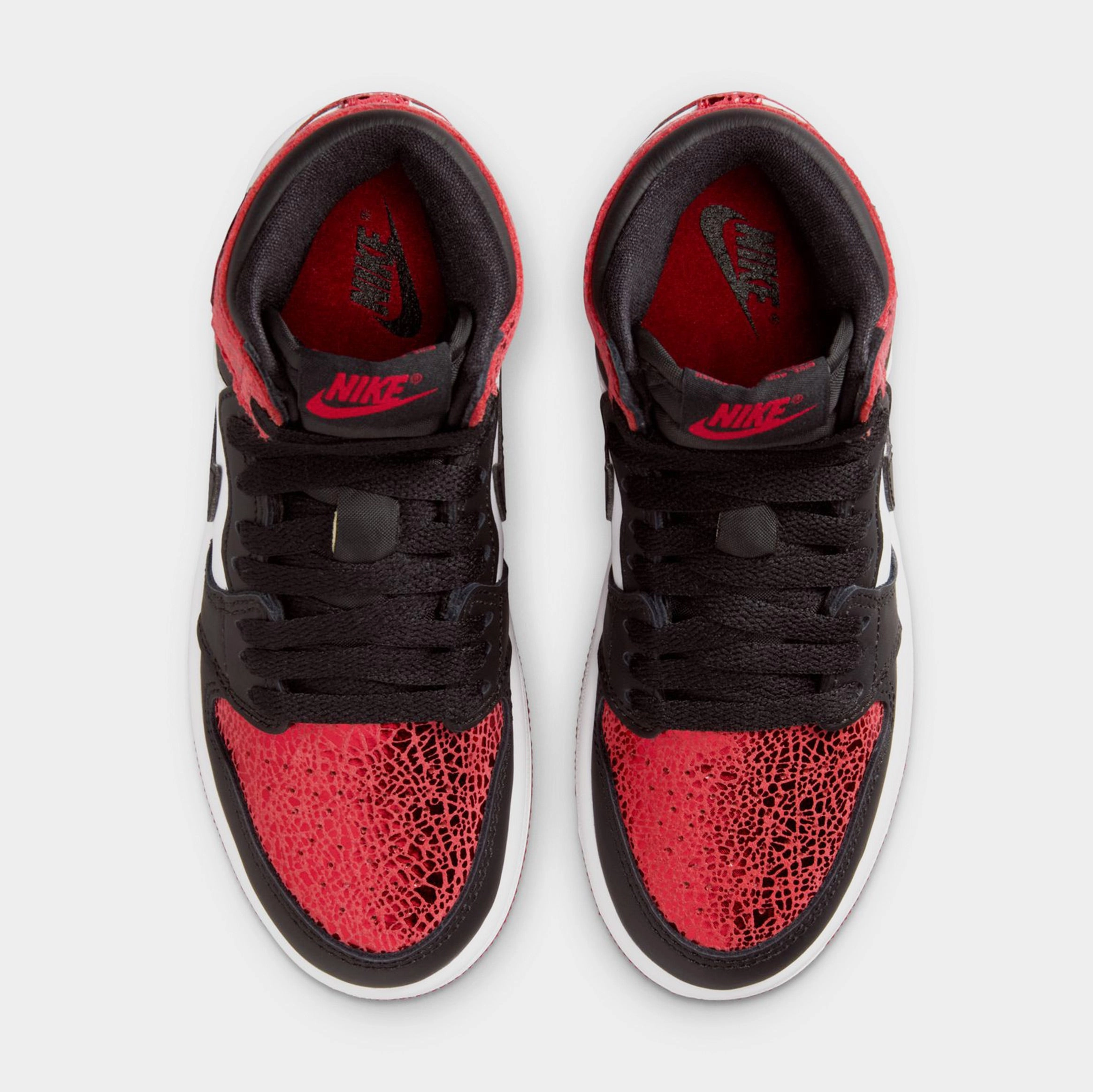 Air Jordan 1 Retro High OG Ruby Preschool Lifestyle Shoes (Varsity Red/Black/White) Air Jordan 1 original design shoes