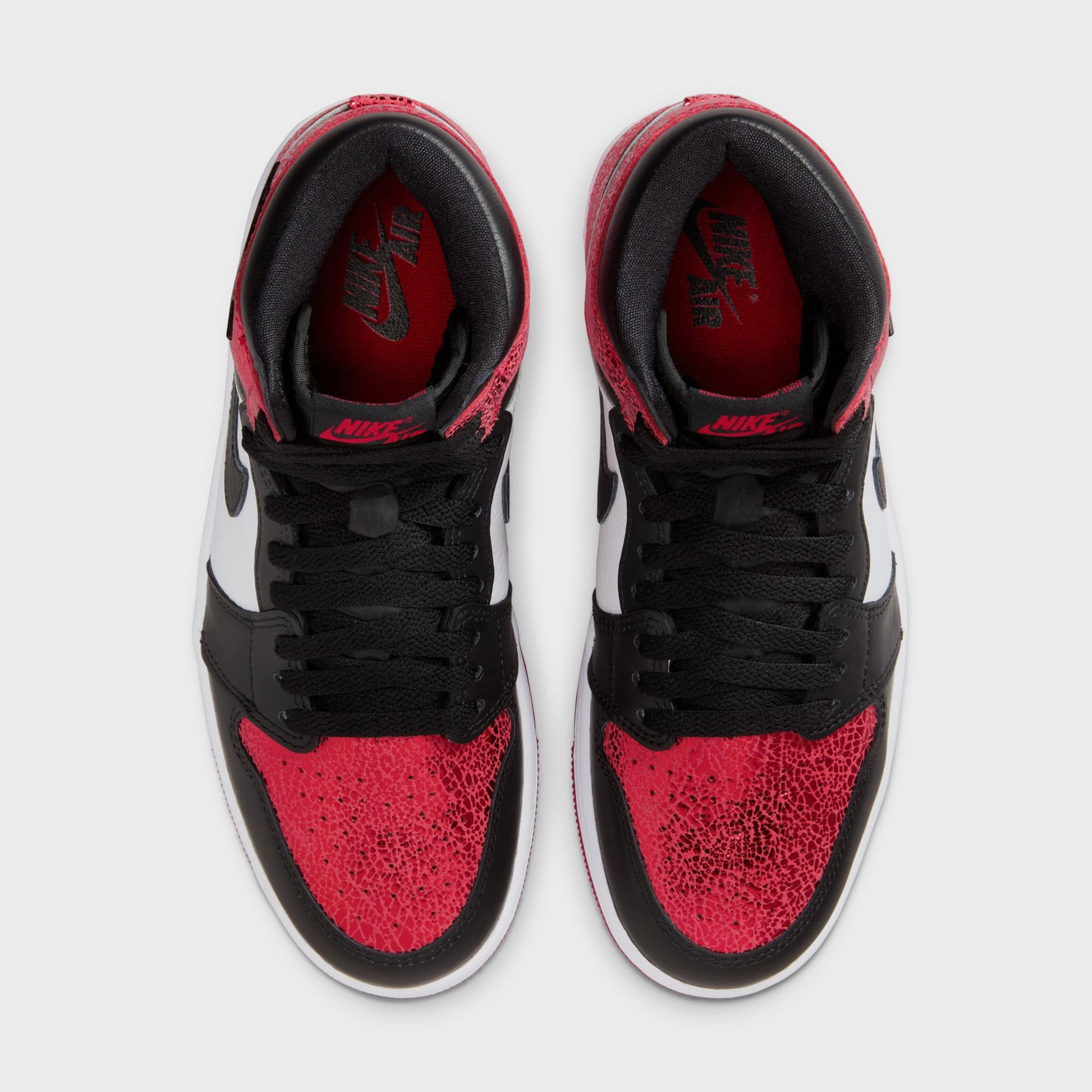 Air Jordan 1 Retro High OG Ruby Womens Lifestyle Shoes (Varsity Red/Black/White) Air Jordan 1 original design shoes
