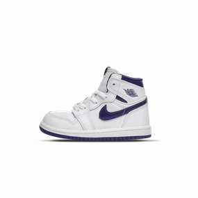 Air Jordan 1 Retro High OG TD 'Court Purple' Air Jordan 1 sneakers with heritage court style