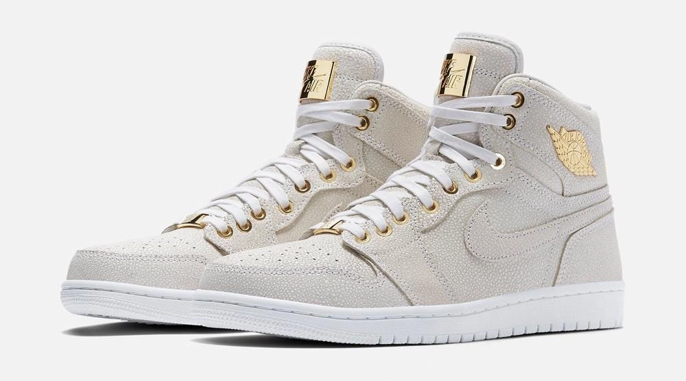 Air Jordan 1 Retro High Pinnacle White Metallic Gold Air Jordan 1 classic sneakers