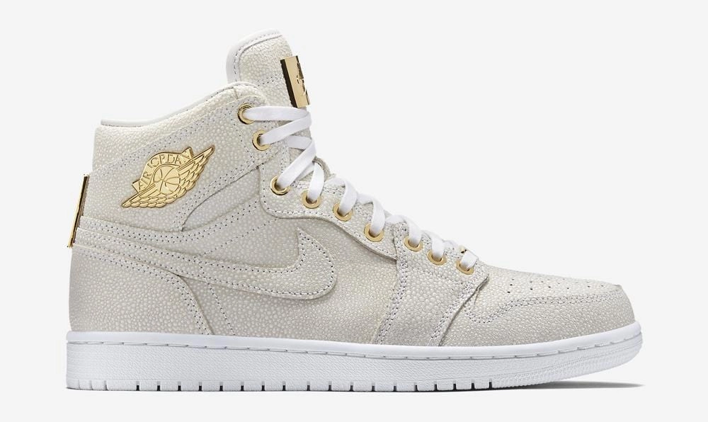 Air Jordan 1 Retro High Pinnacle White Metallic Gold Air Jordan 1 classic sneakers